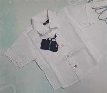 CAMICIA M/c MANUELL&FRANK MF3381B BABY BIANCA BOTTOMI COLORATI