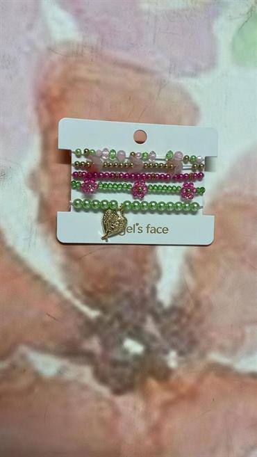 BRACCIALETTO ANGEL'S FACE BABY FLOWER COLORI VARI