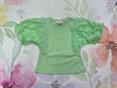 T-SHIRT MC ANGEL'S FACE BABY VIVIAN LACE SLEEVE TOP GREEN