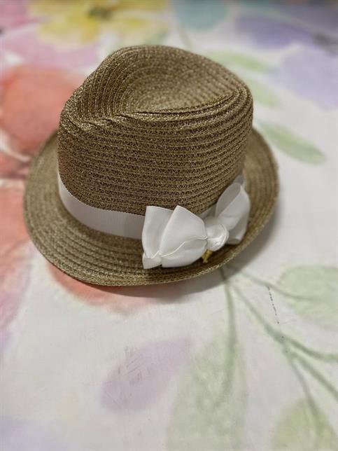 CAPPELLO ANGEL'S FACE BABY SANTI HAT GOLD
